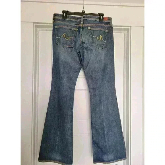 AG Adriano Goldschmied The Merlot Flare Denim Jean Size 30R - Picture 4 of 6